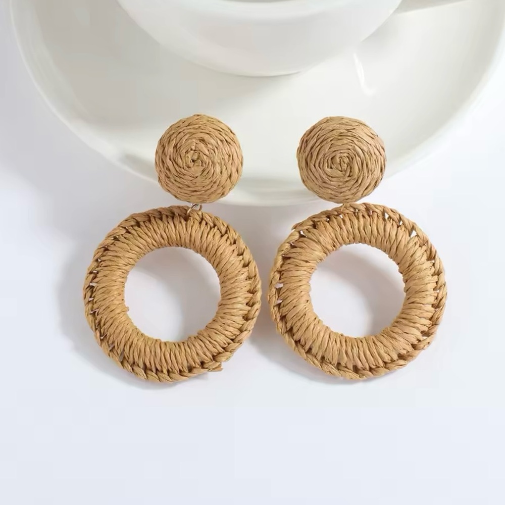 ‼️SALE‼️Rattan Drop Earrings